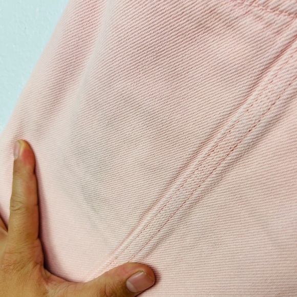 Free People City of Lights Soft Pink High Waisted Denim Jeans. 27 - Picture 8 of 8